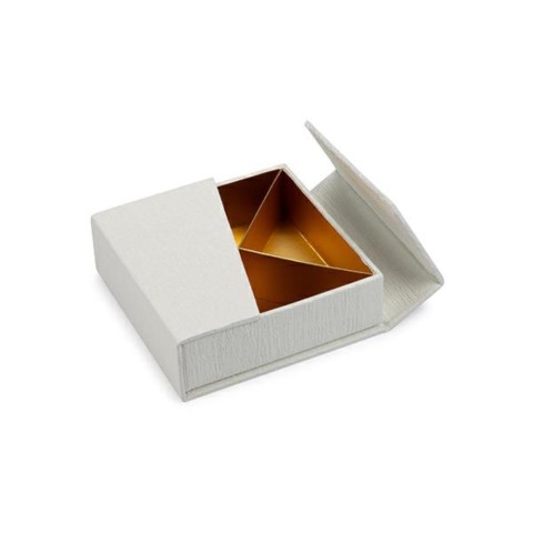 SCATOLA GOFFRATA 10X10XH3 BIANCA